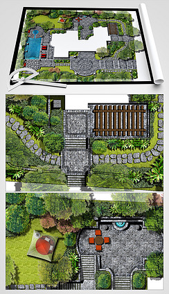 解鎖靈感之源 辦公區景觀休閑活動廣場PSD與CAD分層設計圖詳解